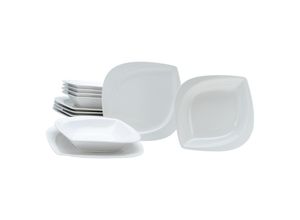 4045486185311 - Tafelservice CREATABLE Melbourne Geschirr-Sets Gr 12 tlg beige (creme) Tafelservice extravagante Form