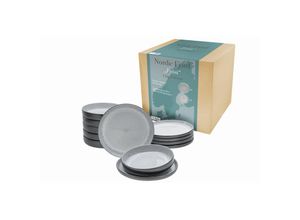 4045486215209 - CreaTable Tellerset 12-tlg Nordic Fjord grau