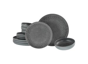 4045486216213 - CreaTable Tellerset 12-tlg Uno grau