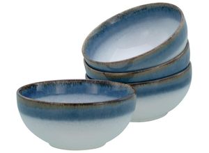 4045486216848 - Cascade Buddha Bowls Blau 4-teiliges Geschirrset Buddha Bowl Set aus Steinzeug