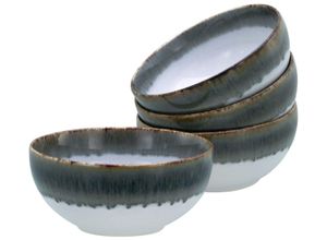 4045486216862 - Cascade Buddha Bowls Blau 4-teiliges Geschirrset Buddha Bowl Set aus Steinzeug