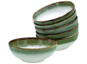 4045486216930 - Cascade Bowls Blau 6-teiliges Geschirrset Smoothie Bowl Set aus Steinzeug