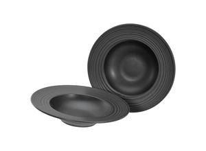 4045486218248 - CreaTable Pastateller 2-tlg Lava Stone schwarz