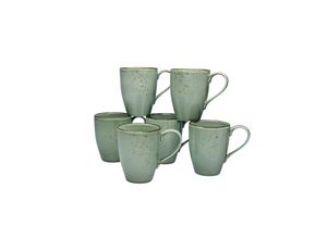 4045486220487 - CreaTable Kaffeebecher 6-tlg Nature Collection grau