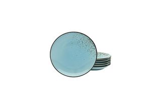 4045486220678 - CreaTable Dessertteller 6-tlg Nature Collection blau