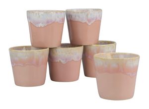 4045486237270 - Becher CREATABLE Kaffeebecher Grespresso Lungo Trinkgefäße rosa Kaffeebecher und Kaffeetassen 21 cl Tassen Set 6-teilig Made in Europe