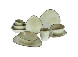 4045486237690 - Kombiservice CREATABLE Cloudy Geschirr-Sets Gr 10 tlg beige (sand) Geschirr-Sets für 1 und 2 Personen Service organische unregelmäßige Form 10 Teile