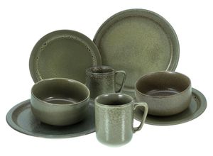 4045486237713 - CreaTable Sylt dark green Kombiservice 8-tlg