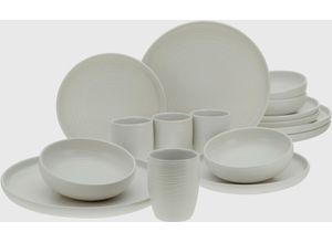 4045486238635 - Kombiservice CREATABLE Uno Geschirr-Sets Gr 16 tlg weiß (offwhite) Geschirr-Sets für 4 Personen