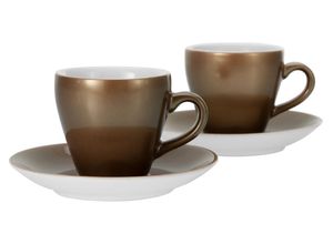 4045486258459 - CreaTable Espressoset 4-tlg Golden Days weiss