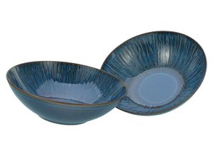 4045486330841 - CreaTable Salatschüssel 2-tlg Sea Breeze blau