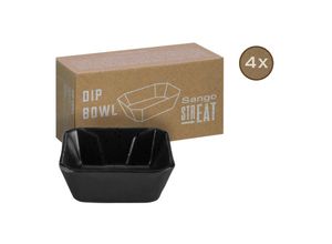 4045486339608 - CreaTable Dip Bowl 4-tlg Streat Food schwarz