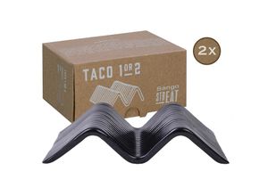 4045486339639 - CreaTable Taco Stand 2-tlg Streat Food schwarz