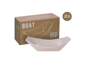 4045486339660 - CreaTable Boat 2-tlg Streat Food creme