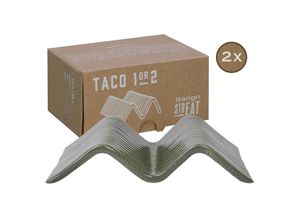 4045486339837 - CreaTable Taco Stand 2-tlg Streat Food grün