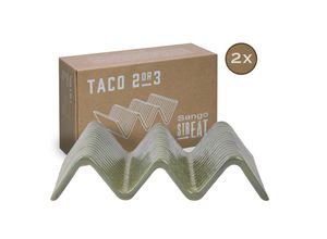 4045486339844 - CreaTable Taco Stand 2-tlg Streat Food grün