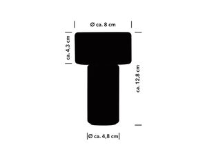 4045542239156 - LED-Akku-Tischleuchte Tiny-B schwarz Höhe 13 cm IP54 USB