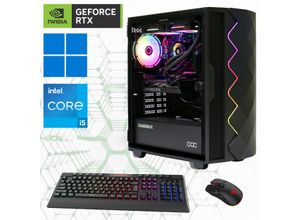 4045643070733 - GAMEMAX Gaming-PC Diamond BK 7073 Computer DDR5 4060Ti (16GB) Windows 11 Gr Microsoft Windows 11 Home (64 Bit) 16 GB RAM 1000 GB SSD schwarz Gaming PCs