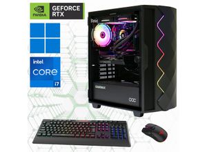 4045643070740 - GAMEMAX Gaming-PC Diamond BK 7074 Computer DDR5 4060Ti (16GB) Windows 11 Gr Microsoft Windows 11 Home (64 Bit) 16 GB RAM 1000 GB SSD schwarz Gaming PCs