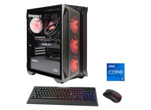 4045643071020 - GAMEMAX Gaming-PC Brufen C1 7102 Computer DDR5 4060Ti (16GB) Windows 11 Gr Microsoft Windows 11 Home (64 Bit) 16 GB RAM 1000 GB SSD schwarz Gaming PCs