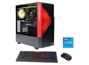 4045643071105 - GAMEMAX Gaming-PC Contac BR 7110 Computer DDR5 4060Ti (16GB) Windows 11 Gr Microsoft Windows 11 Home (64 Bit) 16 GB RAM 1000 GB SSD schwarz (schwarz rot) Gaming PCs