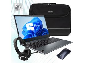 4045643124603 - HYRICAN Notebook Set 2460 inkl Tasche ST-GH577 Headset MARVO DWM102BK Wireless Maus Notebooks 16GB RAM Gr 16 GB RAM 960 GB SSD Core i5 silberfarben (eh13) 15 Notebook