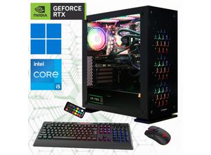 4045643271734 - GAMEMAX Gaming-PC Onyx II 7173 Computer DDR5 Windows 11 Gr Microsoft Windows 11 Home (64 Bit) 16 GB RAM 1000 GB SSD schwarz Gaming PCs