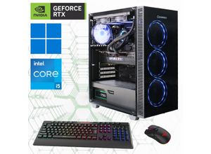 4045643272472 - GAMEMAX Gaming-PC Computer DDR5-RAM PCIe SSD Gen4 Windows 11 Gr Microsoft Windows 11 Home (64 Bit) 32 GB RAM 2000 GB SSD schwarz (draco xd 7247) Gaming PCs