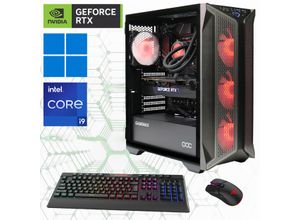 4045643272755 - GAMEMAX Gaming-PC Brufen C1 7275 Computer DDR5-RAM PCIe SSD Gen4 Windows 11 Gr Microsoft Windows 11 Home (64 Bit) 32 GB RAM 2000 GB SSD schwarz Gaming PCs