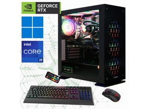 4045643272946 - GAMEMAX Gaming-PC Onyx II 7294 Computer DDR5-RAM PCIe SSD Gen4 Windows 11 Gr Microsoft Windows 11 Home (64 Bit) 32 GB RAM 2000 GB SSD schwarz Gaming PCs