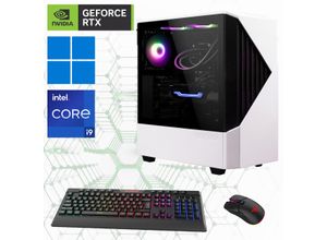 4045643273004 - GAMEMAX Gaming-PC Computer DDR5-RAM PCIe SSD Gen4 Windows 11 Gr Microsoft Windows 11 Home (64 Bit) 32 GB RAM 2000 GB SSD weiß (horizon 7300) Gaming PCs