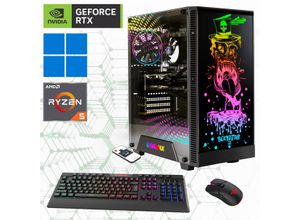 4045643273202 - HYRICAN Gaming-PC Rockstar 7320 Computer Gen4 SSD Windows 11 Gr Microsoft Windows 11 Home (64 Bit) 32 GB RAM 2000 GB SSD schwarz Gaming PCs Bestseller