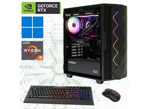 4045643273288 - GAMEMAX Gaming-PC Diamond BK 7328 Computer Gen4 SSD Windows 11 Gr Microsoft Windows 11 Home (64 Bit) 32 GB RAM 2000 GB SSD schwarz Gaming PCs