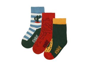 4045646227714 - Sigikid - Socken WILDLIFE 3er-Pack in bunt Gr16-18