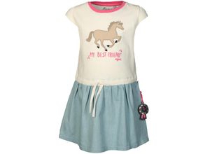 4045646229626 - - Kleid MINI – SPARKLING PONY in weiß blau Gr104