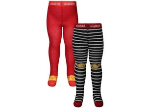 4045646254680 - Sigikid - Strumpfhose REH 2er-Pack in blau weiß rot Gr74 80