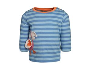 4045646271250 - Sigikid - Langarmshirt SUMMER BIRD gestreift in blau Gr74