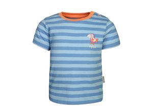 4045646271335 - Sigikid - T-Shirt SUMMER gestreift in blau Gr80