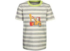 4045646274237 - Sigikid - T-Shirt BAGGER gestreift in grau Gr122