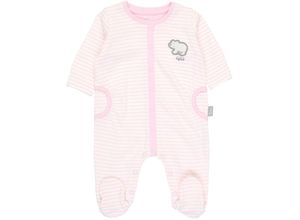 4045646282591 - Sigikid - Strampler CLASSIC GIRL mit Fuß gestreift in rosa Gr50