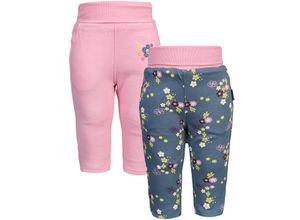 4045646283581 - Sigikid - Wende-Schlupfhose MY LITTLE FRIEND in blau rosa Gr80