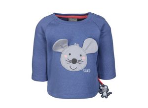 4045646309205 - Sigikid - Sweatshirt KLEINE MAUS in blau Gr68