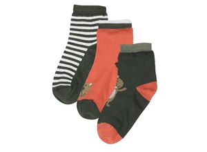 4045646315237 - Sigikid - Socken FIRST CLASS 3er-Pack in braun Gr19-21