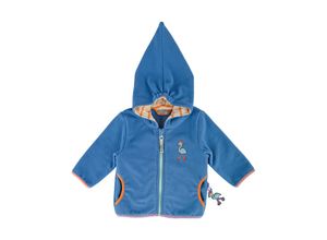 4045646332791 - Sigikid - Kapuzen-Fleecejacke B - SKATING FLAMINGO in blau Gr62