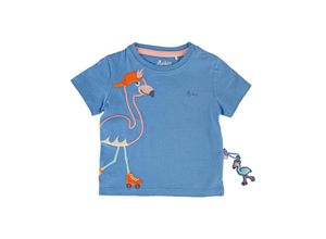 4045646333019 - Sigikid - T-Shirt B - SKATING FLAMINGO in blau Gr68