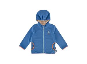 4045646333712 - Sigikid - Kapuzen-Fleecejacke M - SKATING FLAMINGO in blau Gr98