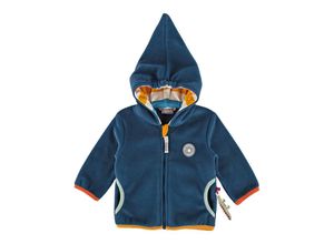 4045646342257 - Sigikid - Kapuzen-Fleecejacke B - WILD CROCODILE in blau Gr62