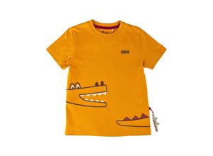 4045646343209 - Sigikid - T-Shirt M - WILD CROCODILE in gelb Gr98