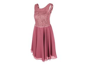 4045782353216 - GOL® Cocktailkleid Chiffon 3 4-lang U-Ausschnitt für Kinder rot 176