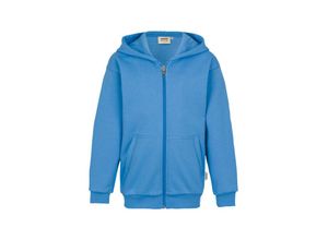 4045981042690 - Kinder Kapuzen-Sweatjacke Premium malibublau 152 - malibublau